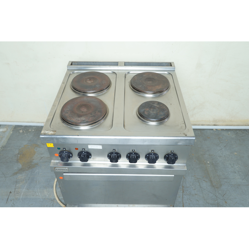 Used Alpeninox 4 burner electric stove with oven