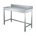 Omaj ,WTD-151B, Stainless Steel Service Table with backsplash 1.5 m|mkayn | مكاين