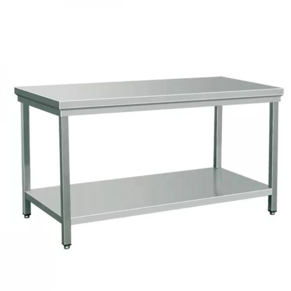 Omaj ,WTD-182, Stainless Steel Service Table - undershelf 1.8 m