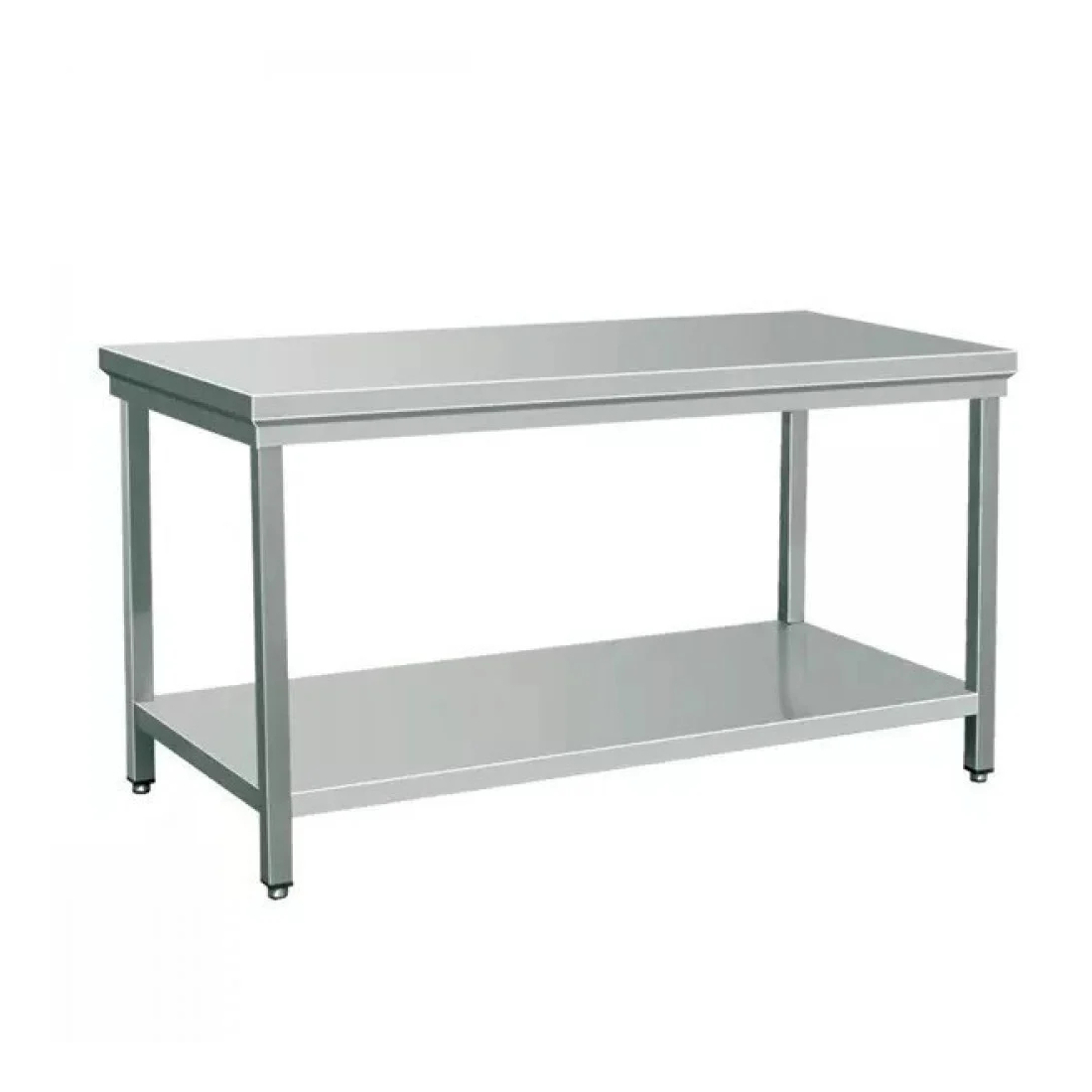 Omaj ,WTD-182, Stainless Steel Service Table - undershelf 1.8 m|mkayn | مكاين