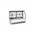 Omaj Pro ,AZ0984, Curved Glass Display Show Cake Case White 90 cm|mkayn | مكاين