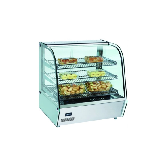 Omaj ,XCR-160L, Counter Top Curved Glass Display Warmer 85 cm|mkayn | مكاين