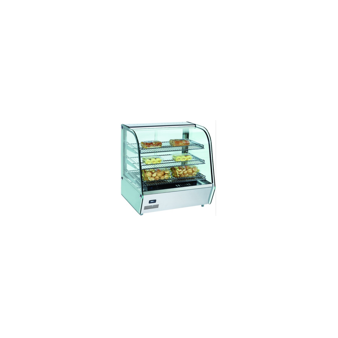 Omaj ,XCR-120L, Counter-top Curved Glass Display Warmer 67 cm|mkayn | مكاين