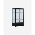 Omaj ,XCR-78L, Black Countertop Glass Sides Display Warmer|mkayn | مكاين