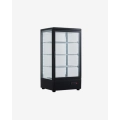 Omaj XCR-78L Black Countertop Glass Sides Display Warmer|mkayn | مكاين