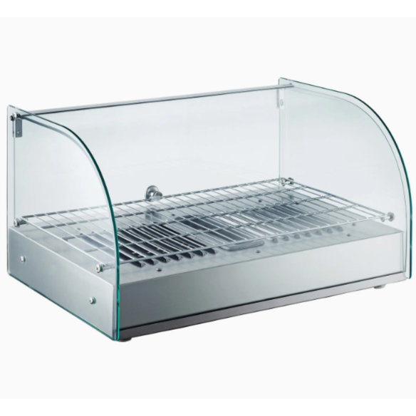 Omaj ,XCR-25L, Curved Glass Countertop Display Warmer|mkayn | مكاين