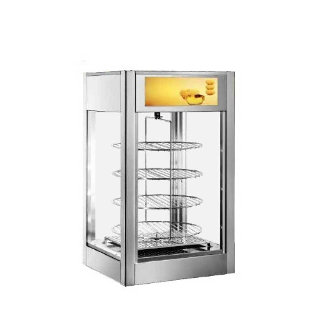 Omaj ,XCR-97L, Countertop Glass Sides Display Warmer|mkayn | مكاين