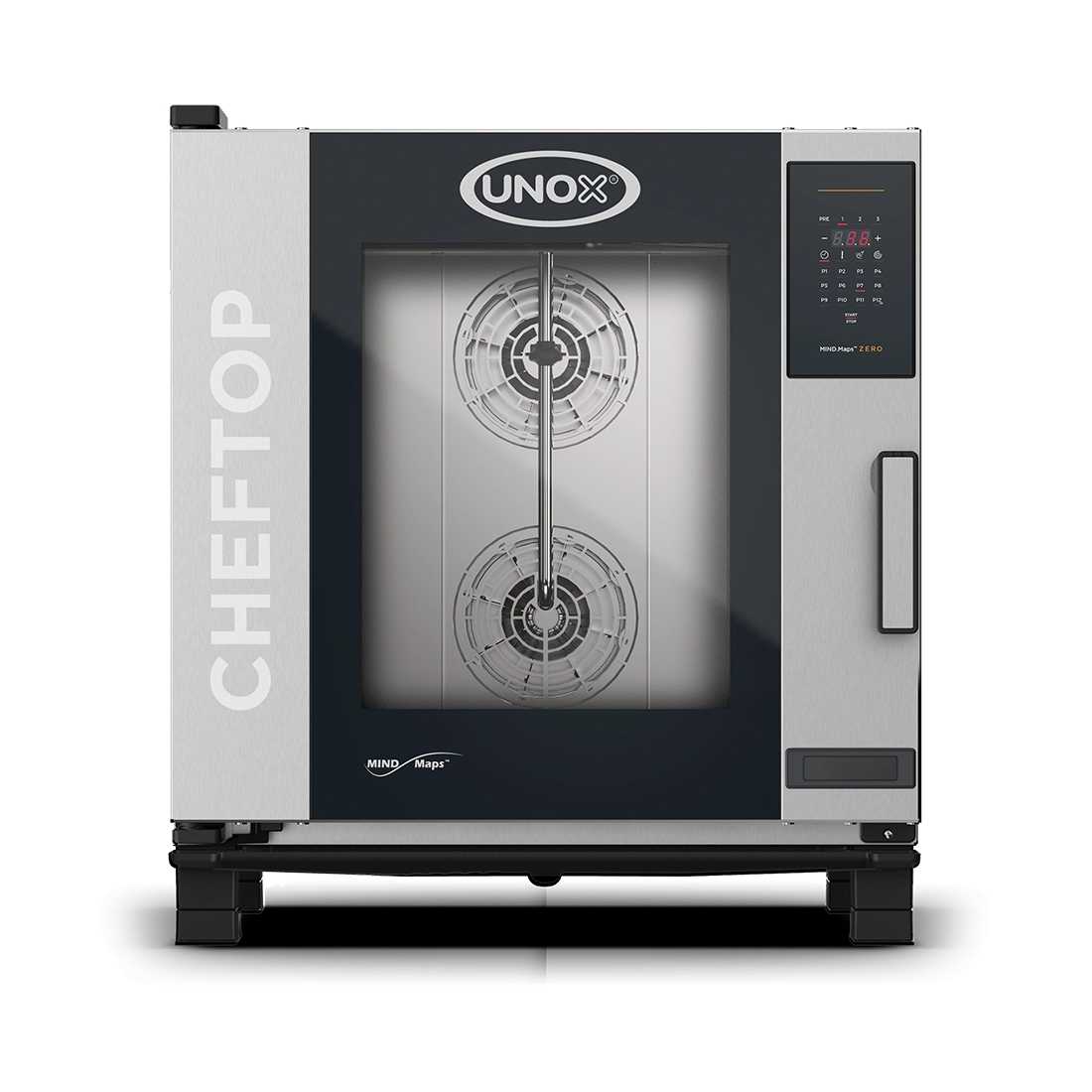 Unox ,XEVC-0711-EZRM, Cheftop Mind.maps™ Countertop Zero 7 Trays Gn 1/1 Electric Oven|mkayn | مكاين