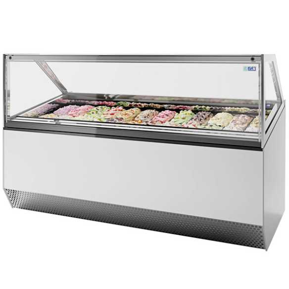 ISA ,Millennium ST 220, 220cm list Gelato Display Refrigerator