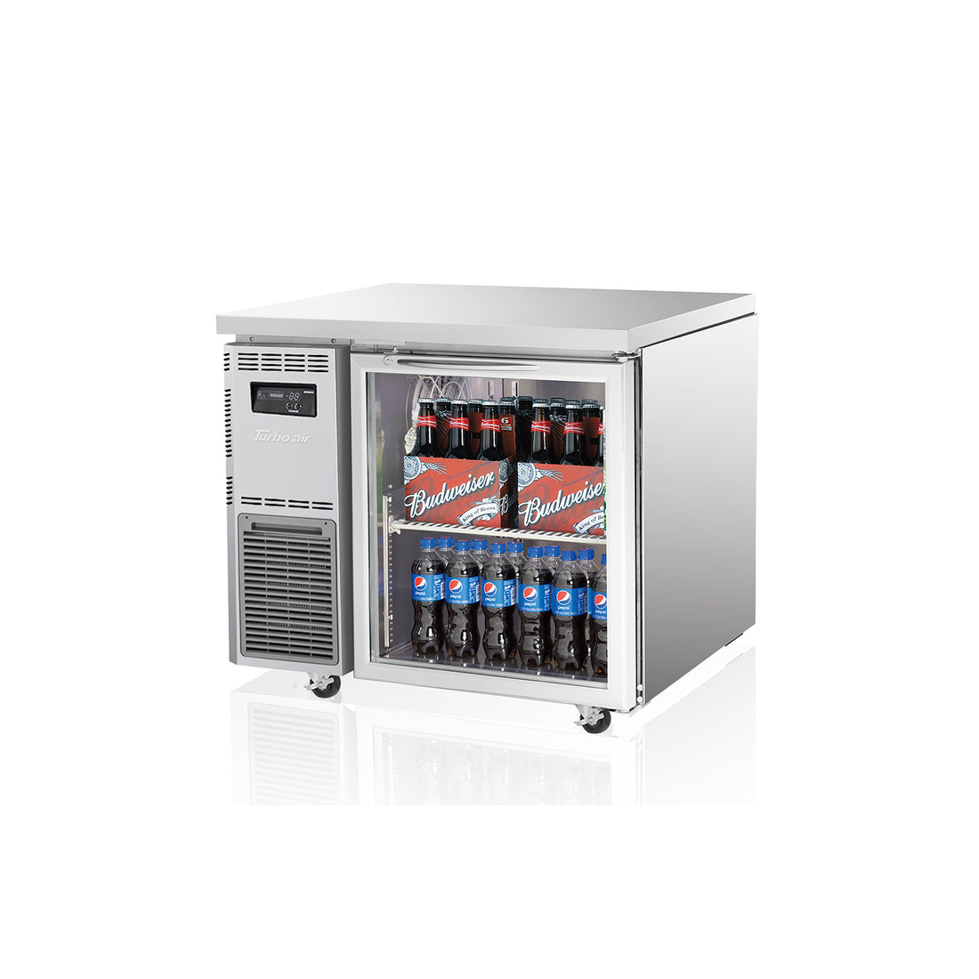 Turbo Air ,KGR9-1, Steel Under Counter Refrigerator 198L|mkayn | مكاين