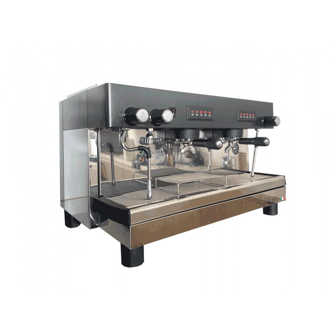 Magister ,ES100-HRC-B, 2 Group Heads Semi Automatic Espresso Machine|mkayn | مكاين