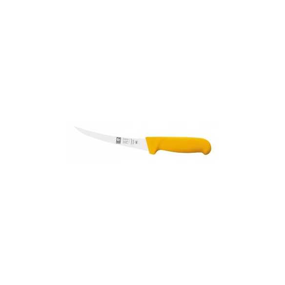 Icel ,283.3856.15, Semi curved boning knife 15 cm yellow profil handle