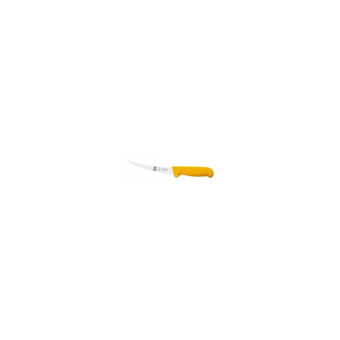 Icel ,283.3856.15, Semi curved boning knife 15 cm yellow profil handle|mkayn | مكاين