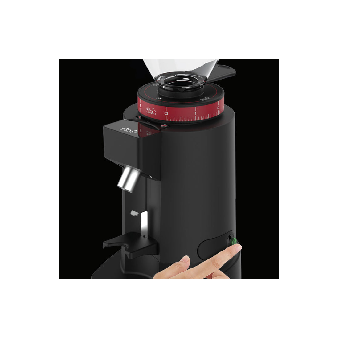 Leon ,500, Espresso Grinder Black|mkayn | مكاين