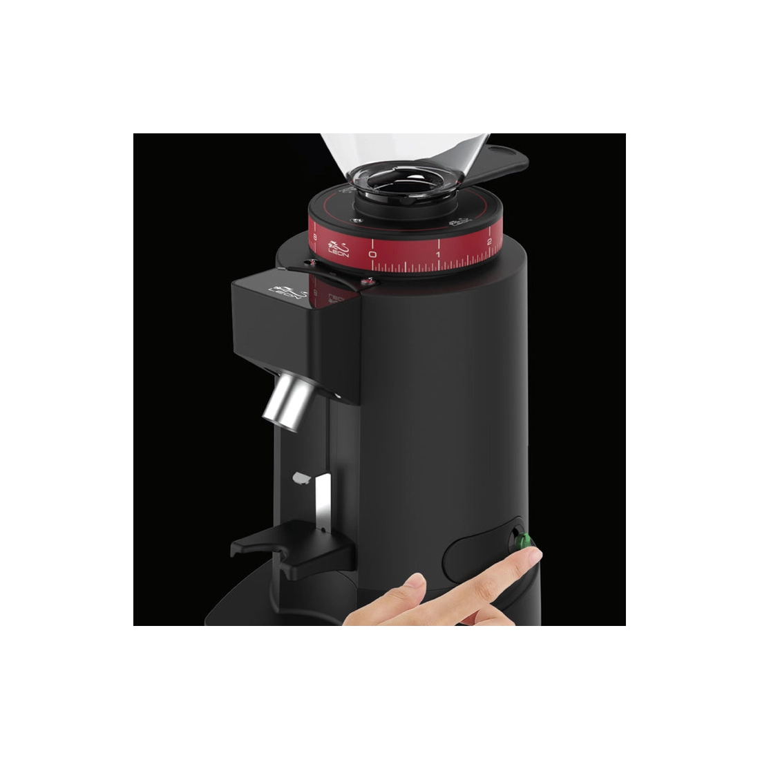 Leon ,500, Espresso Grinder Black|mkayn | مكاين