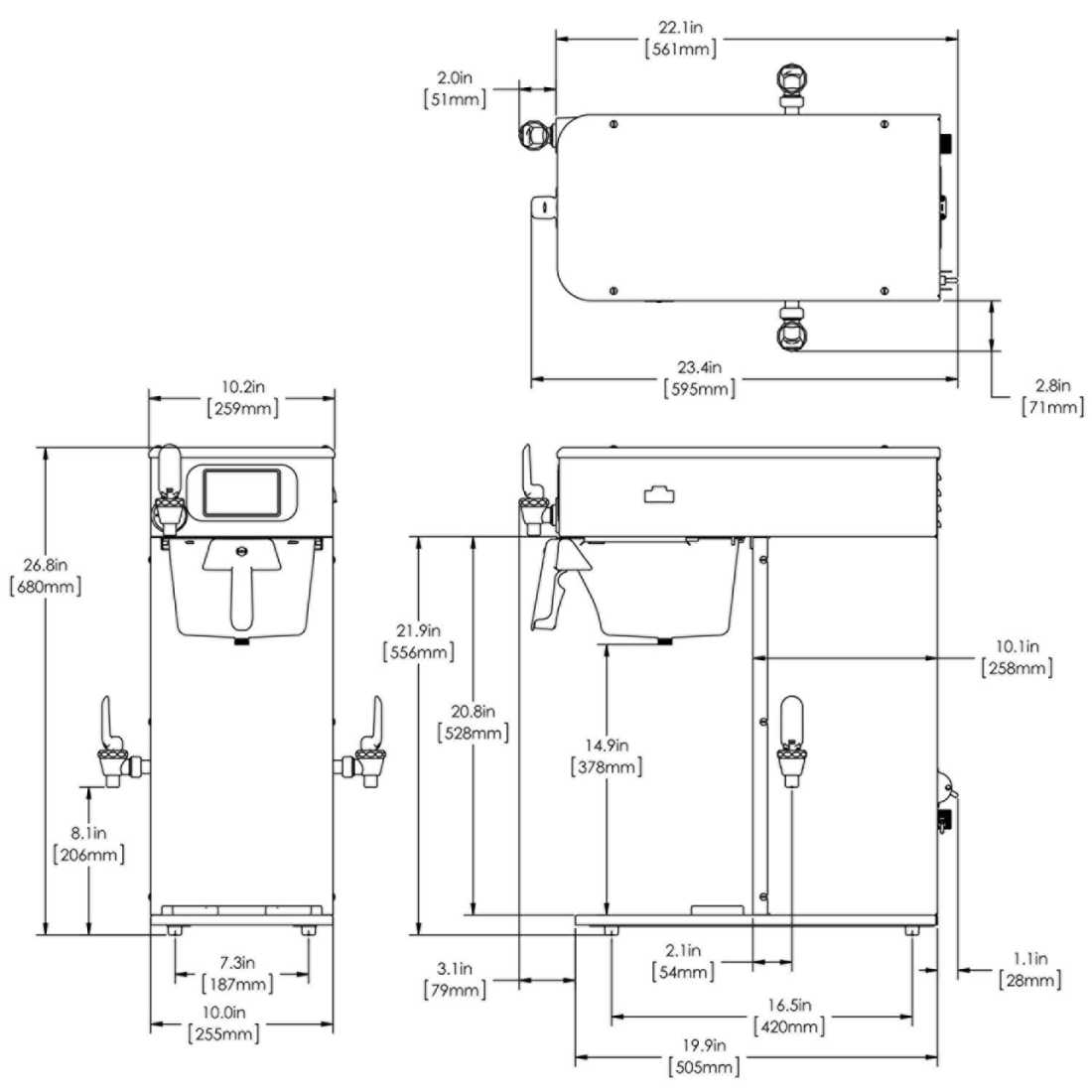 Bunn ,ICBA, Platinum Edition Coffee Brewer|mkayn | مكاين