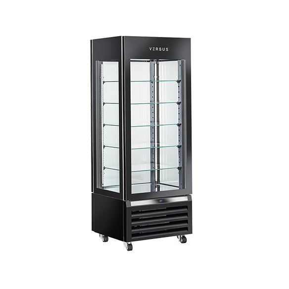 Versus ,VRP404B, Bakery Panoramic Vitrina Chiller 440 Lt