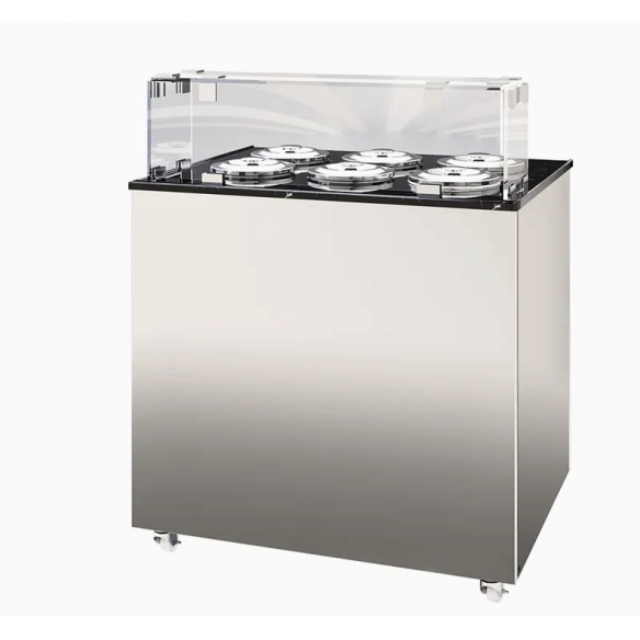 Omaj Pro ,SMART08-PT, Ice Cream Display Pozzetti with 8 Pans|mkayn | مكاين