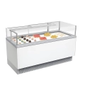 Omaj Pro ,DICS1200SR, White 120cm Angled Bottom Drawer Display Refrigerator for Sweets and Chocolates|mkayn | مكاين