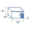 Cool Head ,RF 23A, Blast chiller and shock freezer counter top|mkayn | مكاين