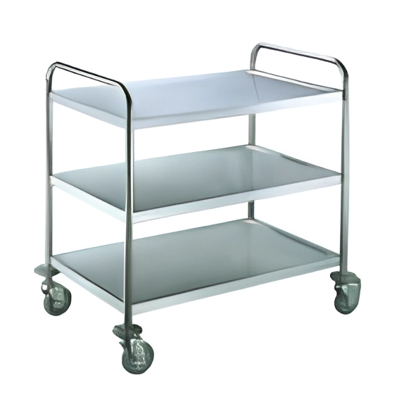 Omaj ,FR-L3, 3 Tier food cart stainless steel|mkayn | مكاين